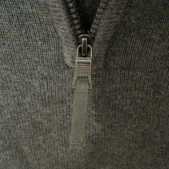 EUC Nautica Grey Sweater. Size Large - Picture 6 of 7